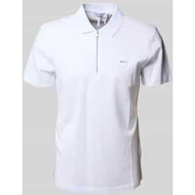 Poloshirt met labeldetail