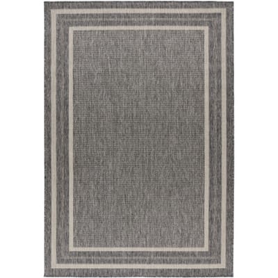 Casa Home - Buitenkleed – Indoor & Outdoor, Sisal-Look Vloerkleed, Weerbestendig, Tuin, Balkonkleed - Grijs