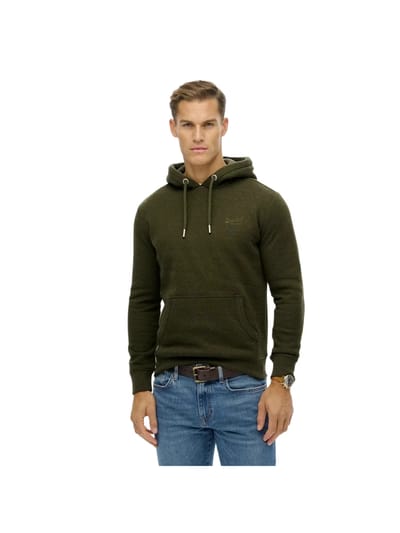 Superdry - Vintage Logo Geborduurde Hoodie - Heren - Hoodies