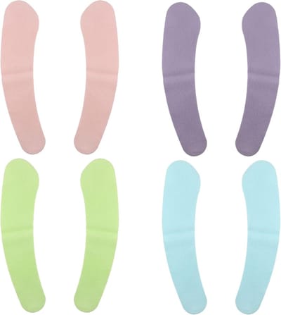 Toiletstoelhoezen - Zachte Pads - Badkamer Comfort - Wasbaar Herbruikbaar - 4 Paar S - Veelkleurig