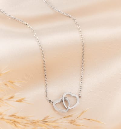 Ketting Connected Heart | Stainless steel