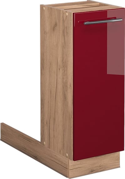 Vicco Fame-Line Keukeneiland – 30 cm zonder werkblad Bordeauxrode hoogglans