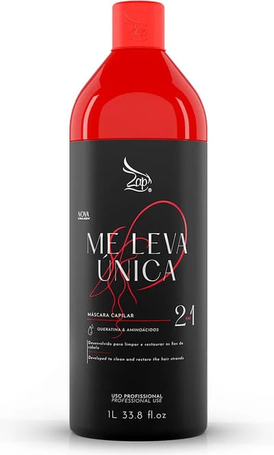 Zap Cosmetics | Me Leva Unica 2 in 1 | Braziliaanse Keratine Behandeling | 1000 ml