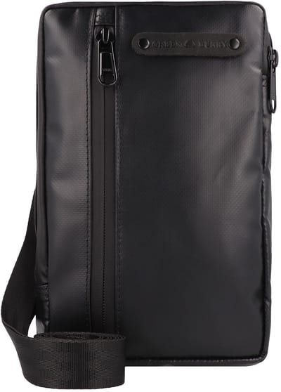 Greenburry Upcycled Tarpaulin Mini tas Schoudertas 14 cm - Dames - black