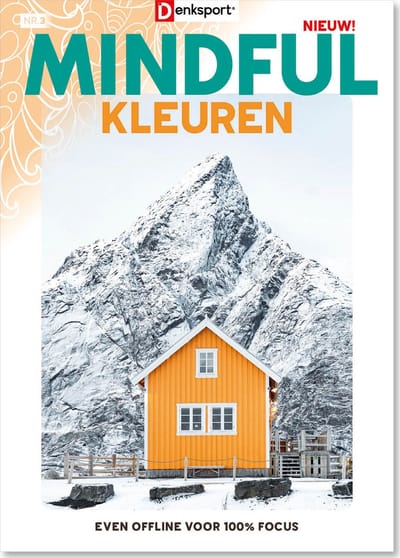 Denksport Puzzelboek Mindful kleuren, editie 3