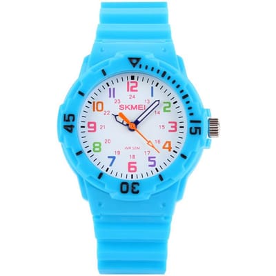 Shijimei fabriek directe verkoop kinderhorloge waterdicht quartz horloge jelly kleur sport white