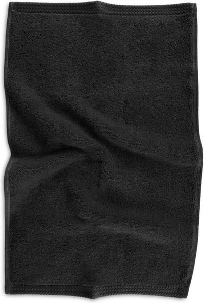 Tiseco Home Studio - Gastendoek DELUX - - SET/6 - 100% katoen - 550 g/m² - 100% katoen - superzacht en zeer absorberend - 30x50 cm - Zwart