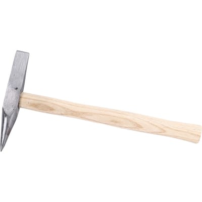 Marteau d'ingénieur Marteau de mécanicien Manche en bois ergonomique Acier inoxydable Marteau à panne croisée double face Marteau de forgeron white