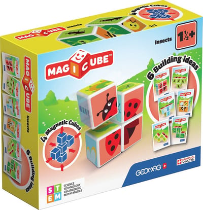 Geomag MagiCube Insects - Magnetische Insectenblokken - 7-delig - Vanaf 1 jaar