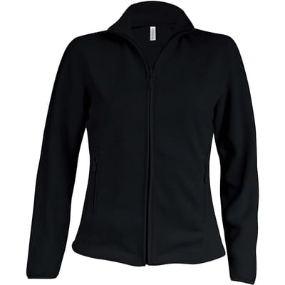 Kariban Microfleece met rits dames K907 - Black - S