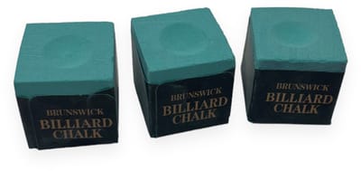 Brunswick - biljartkrijt - 3 stuks - biljart krijt - pool krijt - keu krijt