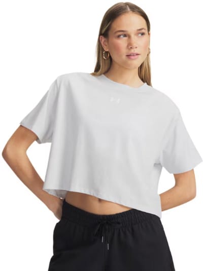 Under Armour, UA Rival Boxy Tee Solid 6011064-023, 6011064-023, Female, Gray