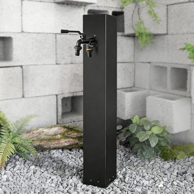 Roestvrij Staal Waterkolom - Buitenkraan Tuin - Tuin Water Geven - Vorstbescherming - 31 Inch - Zilverkleurig