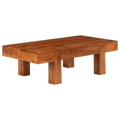 vidaXL - Salontafel - 100x50x30 - cm - massief - acaciahout - met - honingafwerking