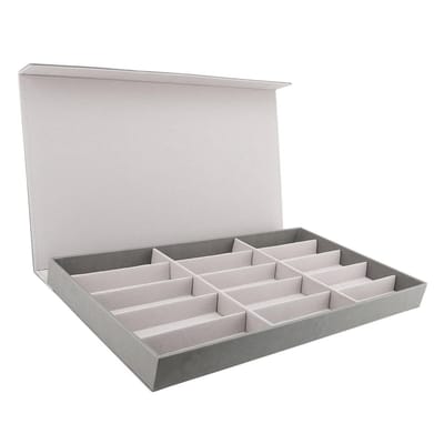 Allecto - Zonnebril Organizer - Multifunctionele Display Case voor Brillen en Sieraden - Ruimtebesparend - Perfect voor Thuis en Reizen - Geschikt ..