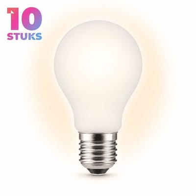 10x Peertje Spaarlamp E27 - 15W - Warm Wit Licht (2700K) - 820 lm - 6 jaar - Niet Dimbaar - A60 (Grote peer)