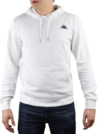 Kappa Vend Hooded 707390-11-0601, Mannen, Wit, Sporttrui casual maat: L