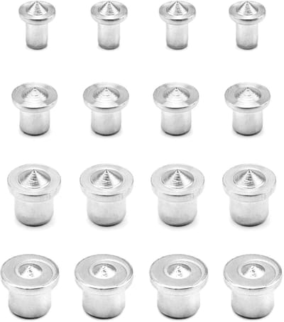 Dowel centering pin en houten dowel set voor precisie in houtbewerking, 6/8/10/12mm, boorhulp voor nauwkeurige montage