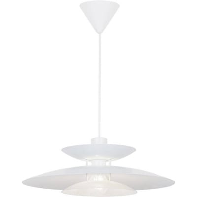 Viokef Hanglamp Nino, wit, Ø 45 cm, metaal
