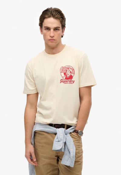 Superdry - Trade Tools losvallend T-shirt - Heren - T-shirts