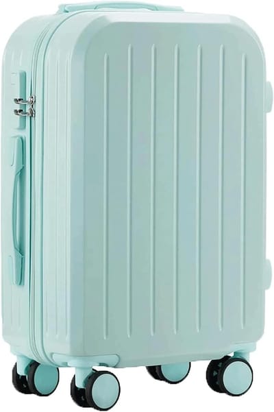 Reiskoffer met Wielen - Koffer Handbagage - Reizen Organiseren - Vast Combinatieslot - 20 inch - Mintgroen