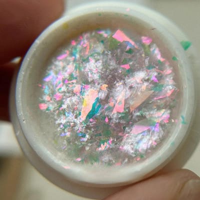 1 pot Aurora Nail Art Glitter Poeder Ultra-Dun Onregelmatige Zeemeermin Sequins Holografische Sprankelende Manicure Wolk Brokaat Vlokken