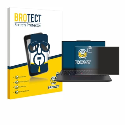 BROTECT - privacy screenprotector voor Lenovo ThinkPad X13 Gen 6 - Folie Beschermfolie Blauwlichtfilter