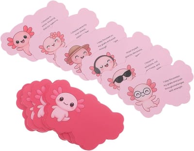 Affirmatiekaarten Vrouwen - Mindfulness Zelfzorg Kaarten - Dagelijkse Motivatie - 60 Stuks Uniek Ontwerp - 8.5 x 7 cm - Roze