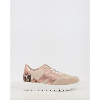 Wonders Odisei beige leren sportschoenen