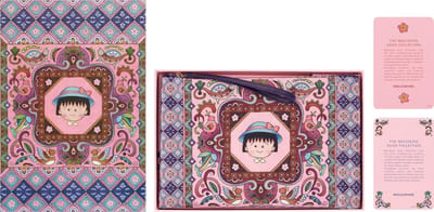 Limited Edition Sakura Collectie Hardcover Notitieboek Set met Maruko Bloemen