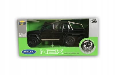 Modelauto Mercedes G63 AMG, zwart metalen speciale carrosserie 1:34