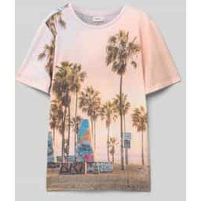 Regular fit T-shirt met katoen