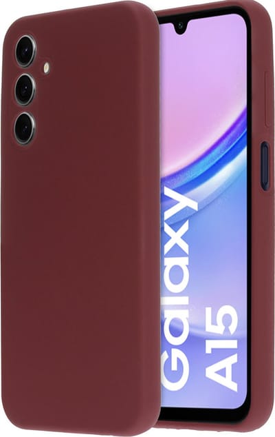 Mobiparts hoesje geschikt voor de Samsung Galaxy A15 - Siliconen - Paars Rood