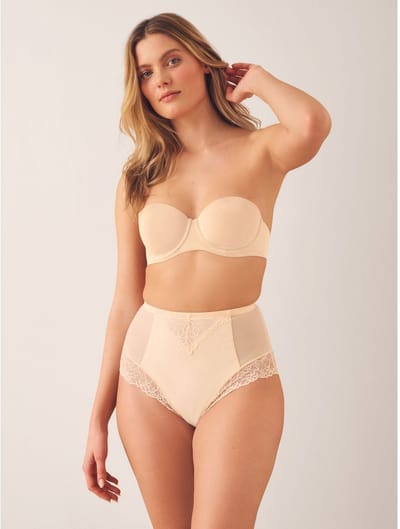 Next - Dames - Vormende slip met stevige buikcontrole en hoge taille - Huidkleur