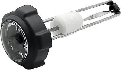 Tankindicator Brandstofmeter - Niveaumeter Brandstof - Brandstofniveau Controleren - Mechanische Weergave - 75 x 75 x 195 cm - Zwart