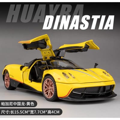 1:32 Pagani Huayra Dinastia Dragon Chinois Édition Spéciale Alliage Métal Moulé Sous Pression Modèle Réduit Voiture Ornement d'Affichage de Bureau Cadeaux d'Anniversaire