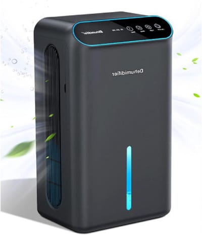 Luchtontvochtiger - Vochtvreter - Binnenklimaat Verbeteren - Automatische Uitschakeling - 2.5 Liter Tank - Wit