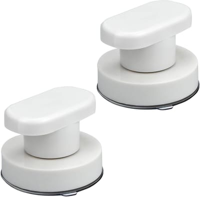 2x Sterke Zuignap Handvatten voor Toiletbril, Deur of Lade - Universeel Gebruik