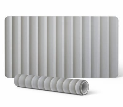 Antislip bureauonderlegger met verticale strepen, 90x45 cm