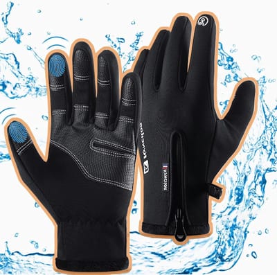 Warme en Waterdichte Handschoenen voor Winter Sport - Anti-Slip Touchscreen - Geschikt voor Hardlopen, Wandelen, Fietsen en Autorijden - Heren en Dames - Warm en Comfortabel