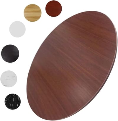 Houten Draaiplateau - Ronde Lazy Susan - Eettafel Delen - 360 Graden Rotatie - 70 cm - Teak
