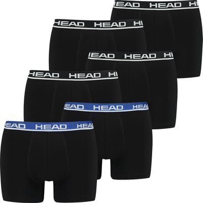 BOXERS Set van 6 Head Basic Boxerbroeken voor heren, Shorts, ondergoed, ondergoed