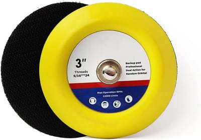 3" Backer Plaat Pad voor Auto Polijstmachine - 2 Stuks