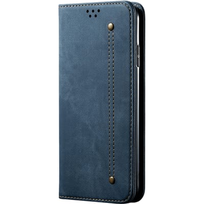 CaseBody OnePlus 12R Denim Bookcase Blauw