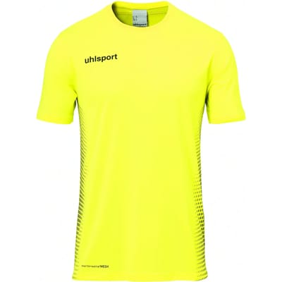 Uhlsport Score Sporttenue Korte Mouw Heren - Fluogeel / Zwart | Maat: XL