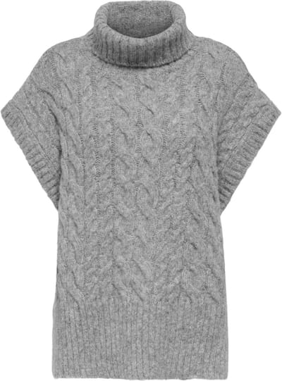Only Trui Onlida Life Sl Rollneck Vest Cc Knt 15351102 Light Grey Melange Dames Maat - S