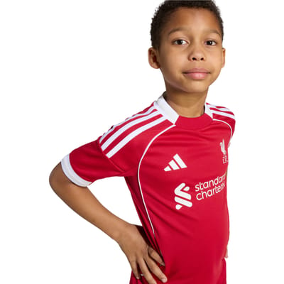 Adidas Liverpool Fc 25/26 Home Mini Kit Truien/Replica's Peuter - Rood - Maat 99 - 104 CM - Poly Mesh