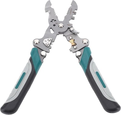 Professionele Draadstripper voor 8AWG tot 16AWG, Vouwbare Draadstripper, Efficiënte Elektrische Draadstriptool voor Thuis en Werkplaats