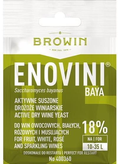 Browin wijngist voor rode, Rose, witte en sparkling wijn tot 18%