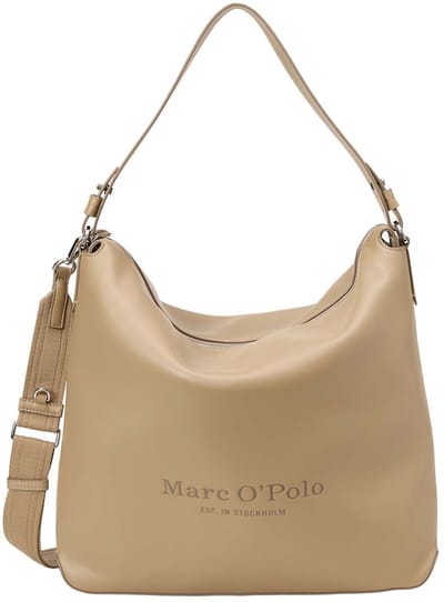 Marc O'Polo schoudertas Veka Hobo Bag Dusty Earth Taupe